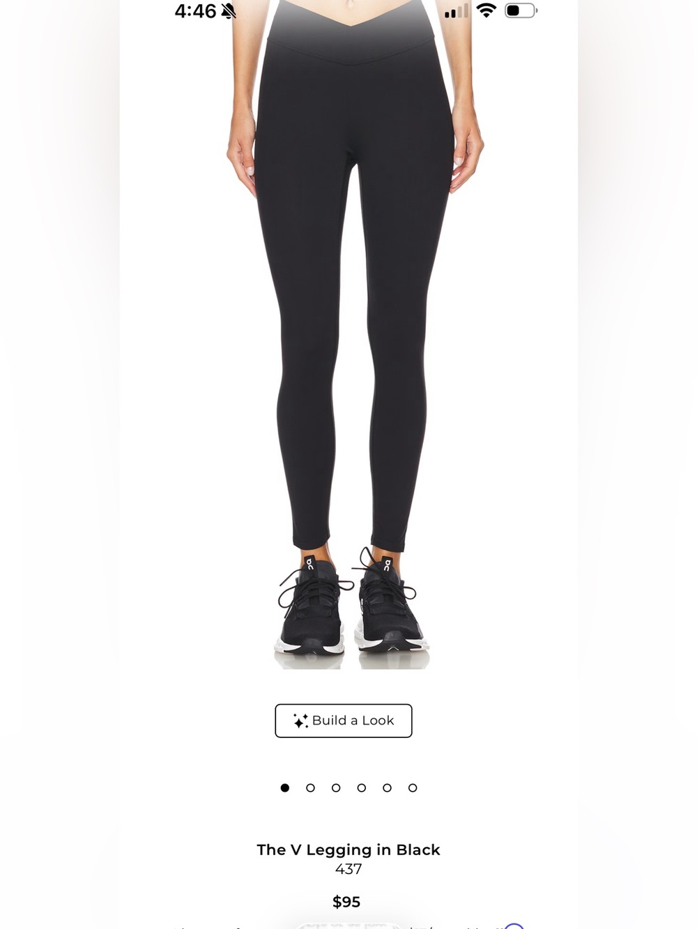 437 V legging size XS